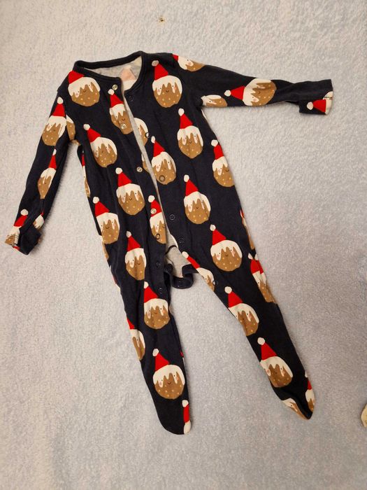 Мек коледен ромпър