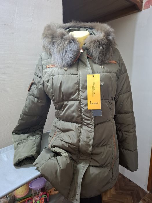 Куртка на девушку  зимняя натуральный мех новая