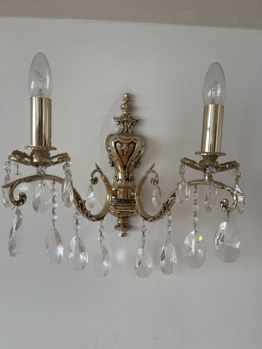 Продам настенное бра, хрусталь