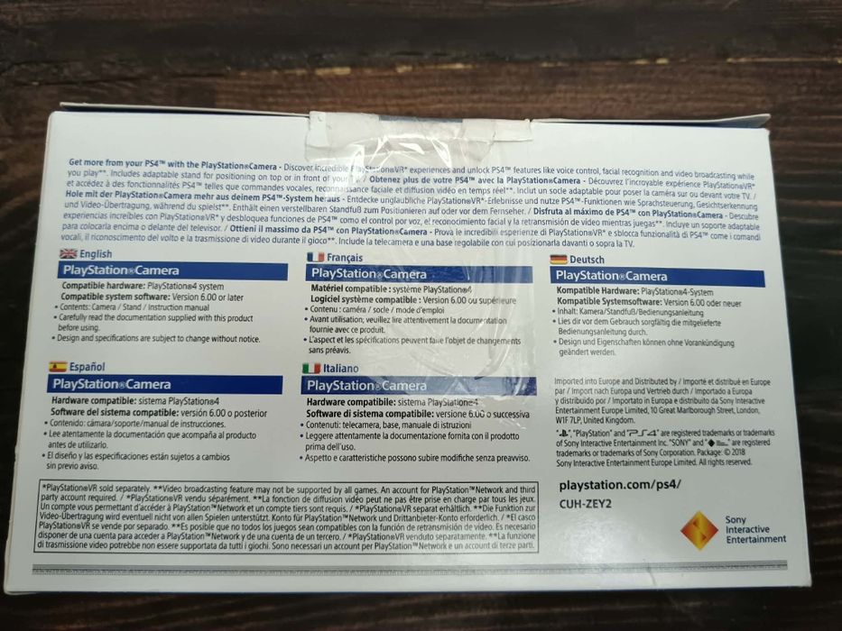 Цена 40.90€ PlayStation Camera (модел CUH-ZEY2)