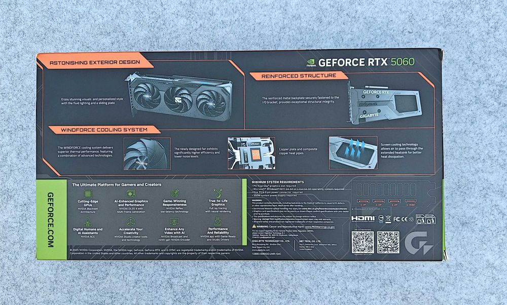 Gigabyte RTX 5060 GAMING OC 8G