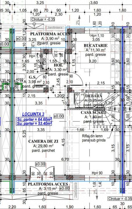 Case in constructie , P+E , zona Catargiu - Poligon