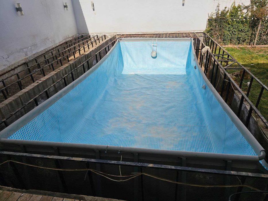 Продается каркасный бассейн Intex 7,32X3,66X1,32
