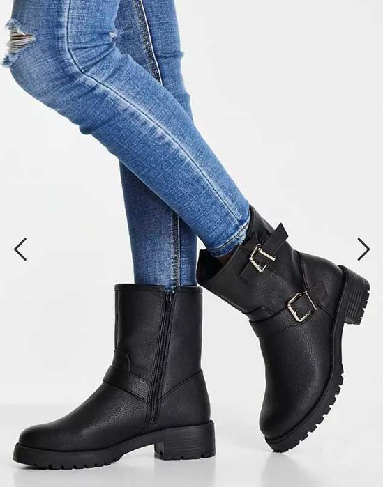 Cizme scurte biker Asos