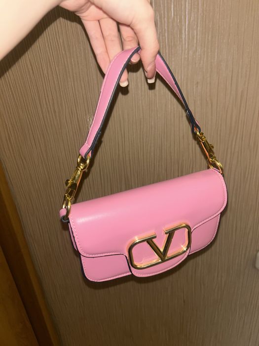 Сумка розовая женская