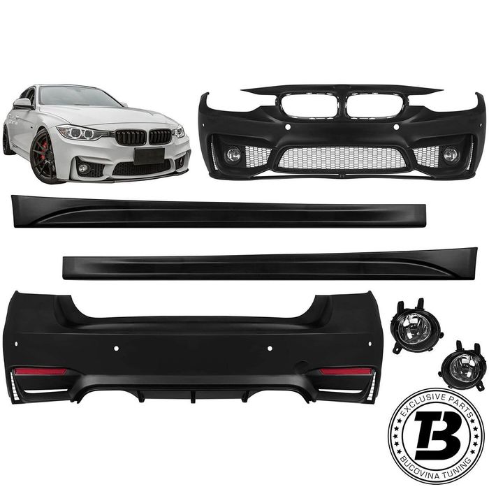 Pachet Exterior compatibil cu BMW Seria 3 F30 M3 Design