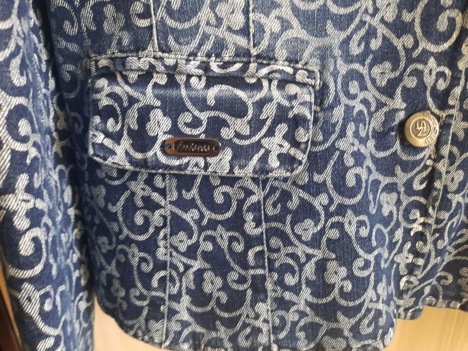 Елегатно дамско дънково сако