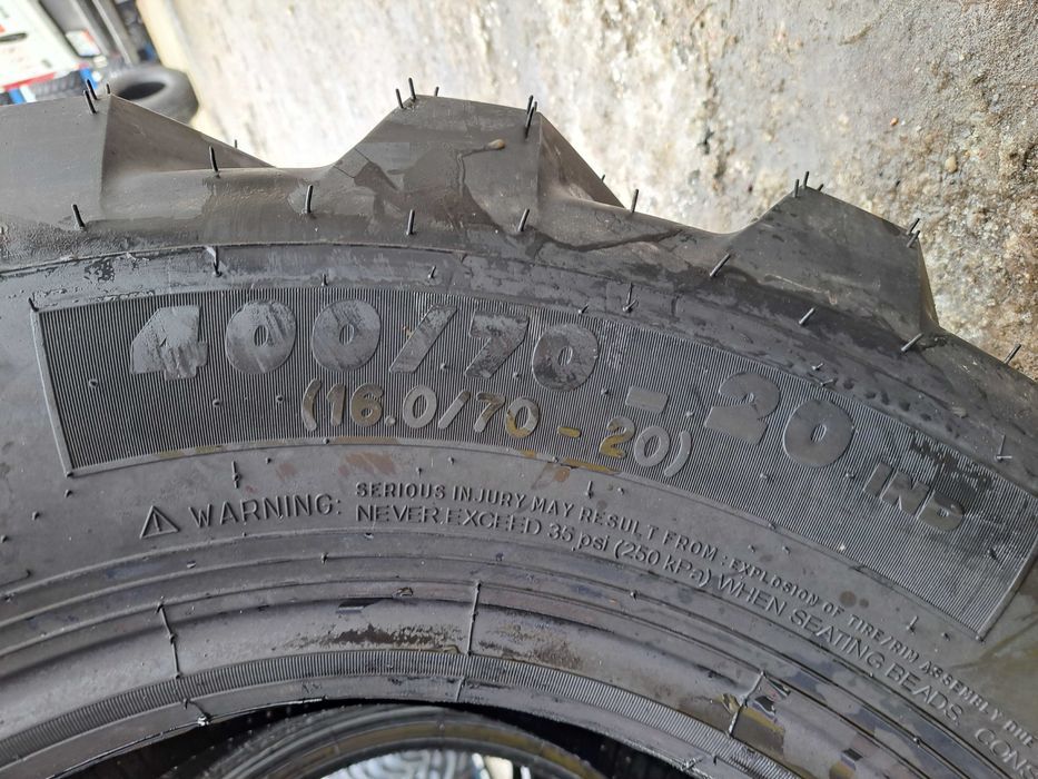 Cauciucuri industriale 400/70-20 MICHELIN anvelope noi 16.0/70-20