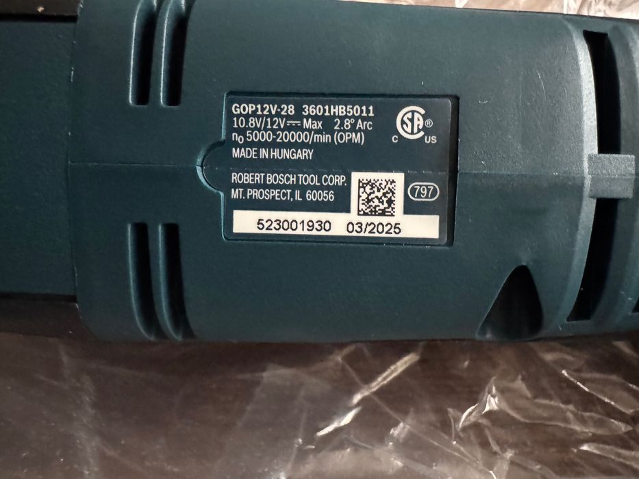 Bosch Мулти резач GOP 12V-28 произведен 03/2025, Ново- Multi Tool