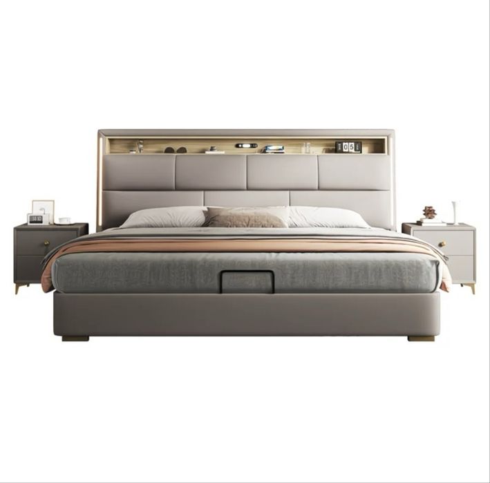 LUXORY КРОВАТЬ с Подсветкой и хранением