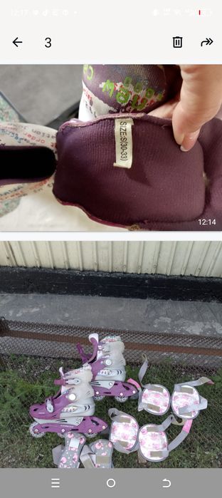 Продам ролики для девочки
