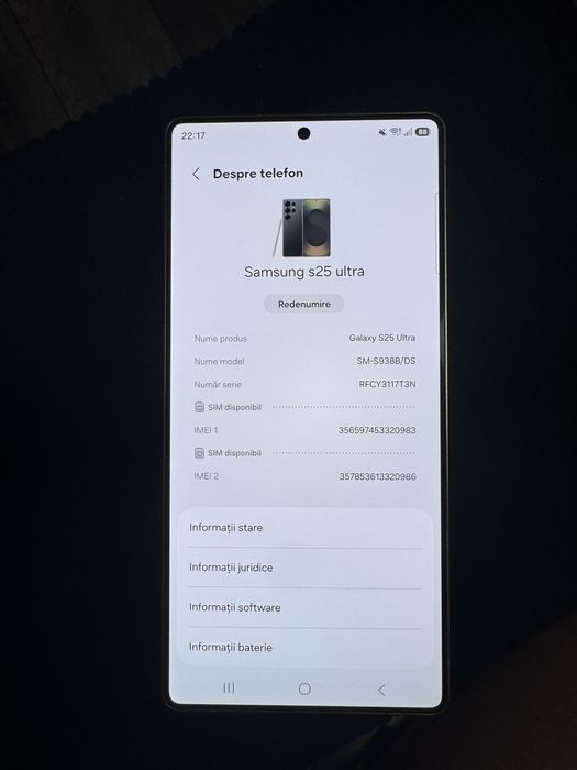 Samsung s25 ultra 512gb full box