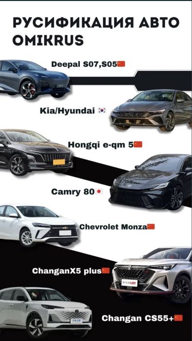 Русификация авто по выгодным ценам