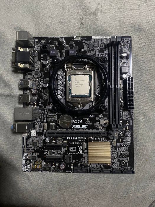 Процессор core i5 7400 + материнская плата