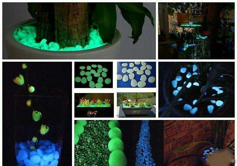 Светещи декоративни соларни камъни за декорация на градина, дом, стая