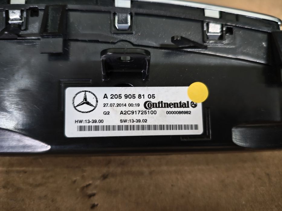 Управление/копчета за климатик/климатроник за Mercedes W205