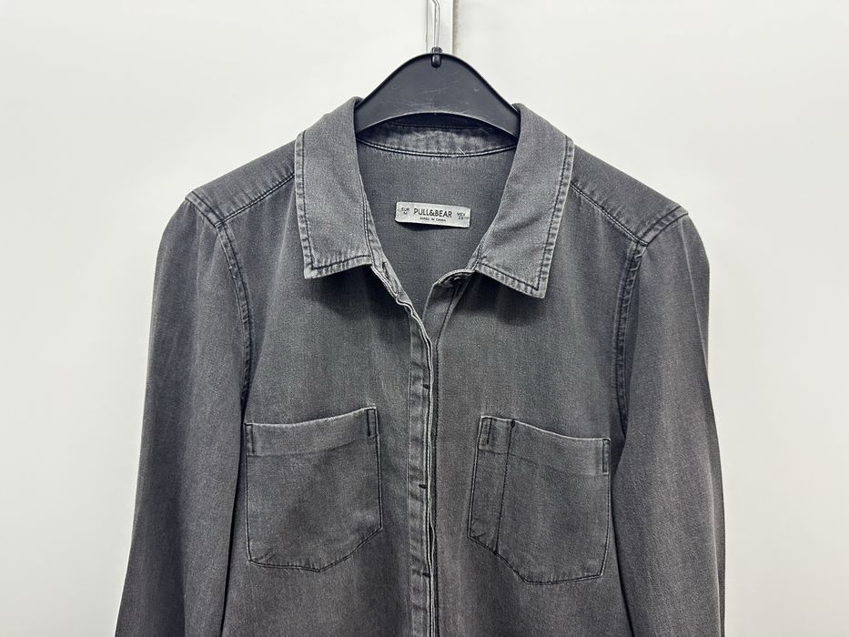Camasa gri denim