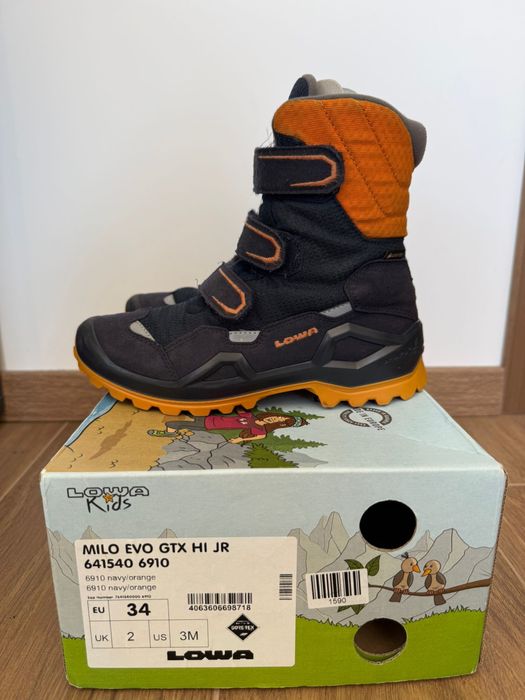 4 чифта детски обувки 34 номер Karl Lagerfeld, Puma, Lowa Reebok