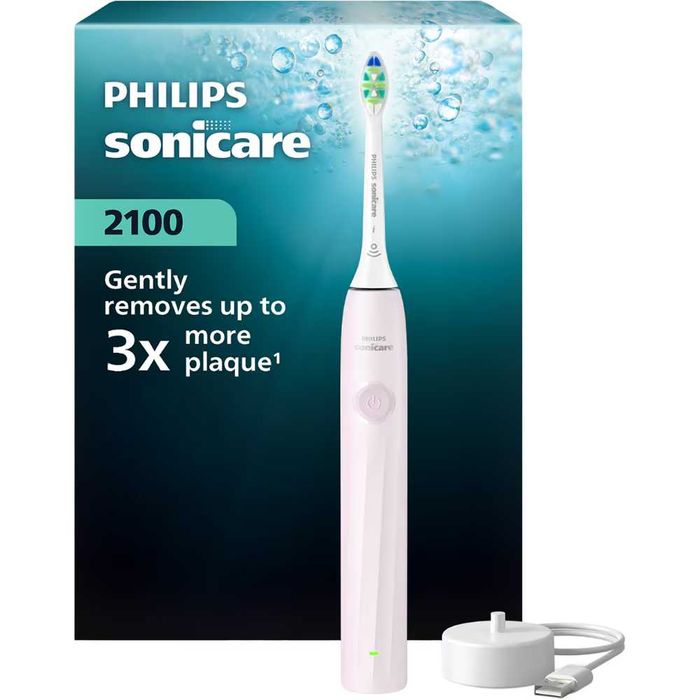 Periuta de dinti electrica PHILIPS Sonicare HX4022/03, 31000 miscari/min, 1 program, 2 capate, roz