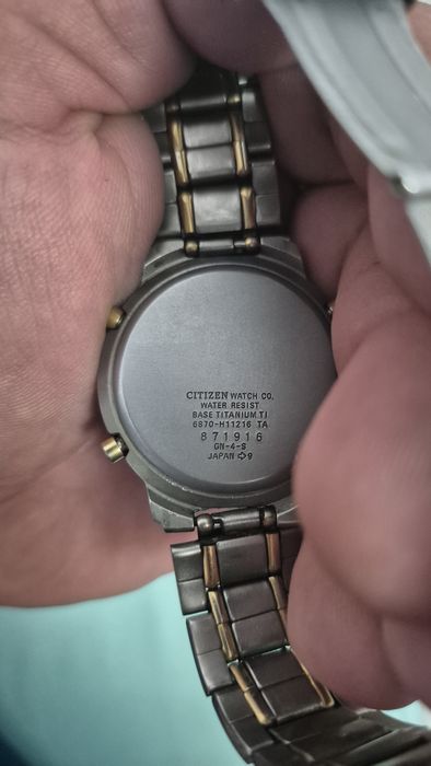 Vand Citizen Titanium Chronograph