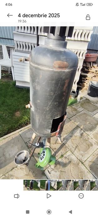 Sobă ulei ars ventilator 80w inclus