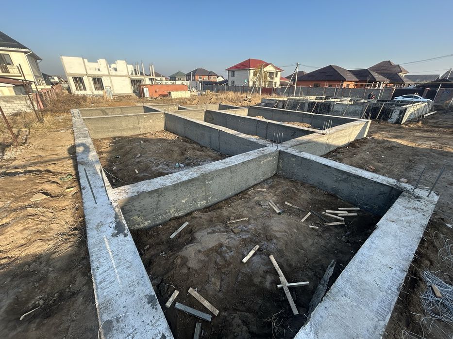 Заливка Фундамент