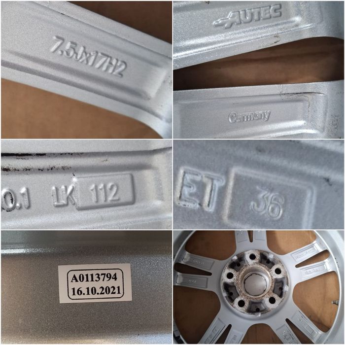 jante aliaj 17; 5x112; Vw Passat b6, b7, b8, CC, Tiguan, Sharan