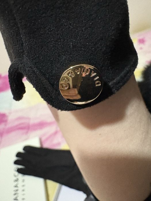 Луксозни черни ръкавици Diana & Co