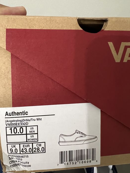 Vans 42 размер новые