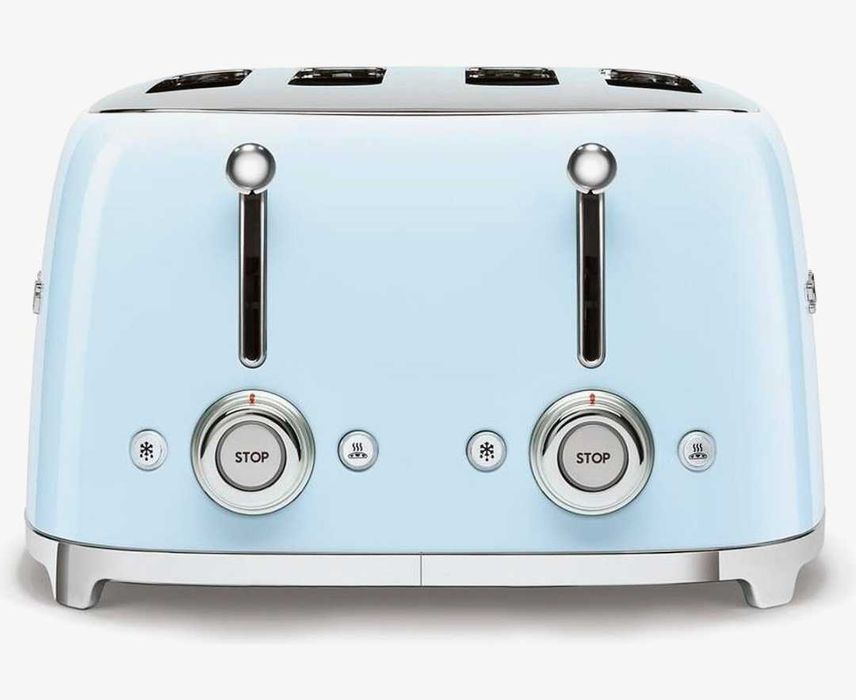 Prajitor de paine Smeg TSF03RDEU, 2000 W, 4 felii, rosu