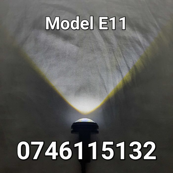 Mini Proiector LED-5W-Motocicleta-Moto-Atv-Pozitie-Semnalizare-Nou-E11