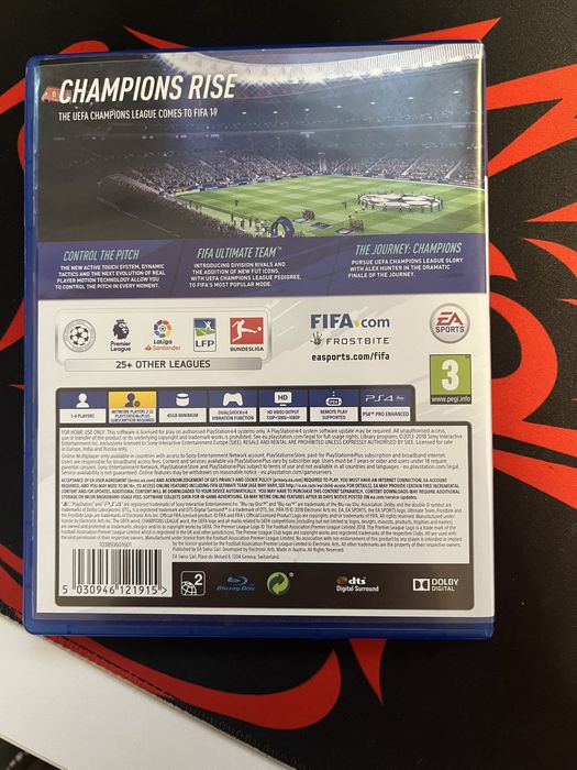Игра Fifa 19 PS4