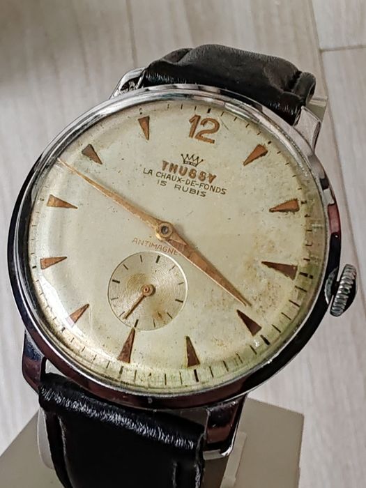Ceas Thussy Anii'40, Int Manuala 37 mm Funcționează excelent!