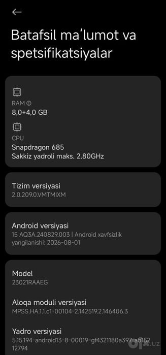 Redmi Note 12 8/256