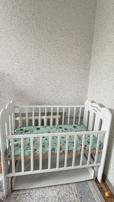 Манеж-люлька , матрасымен, качалка