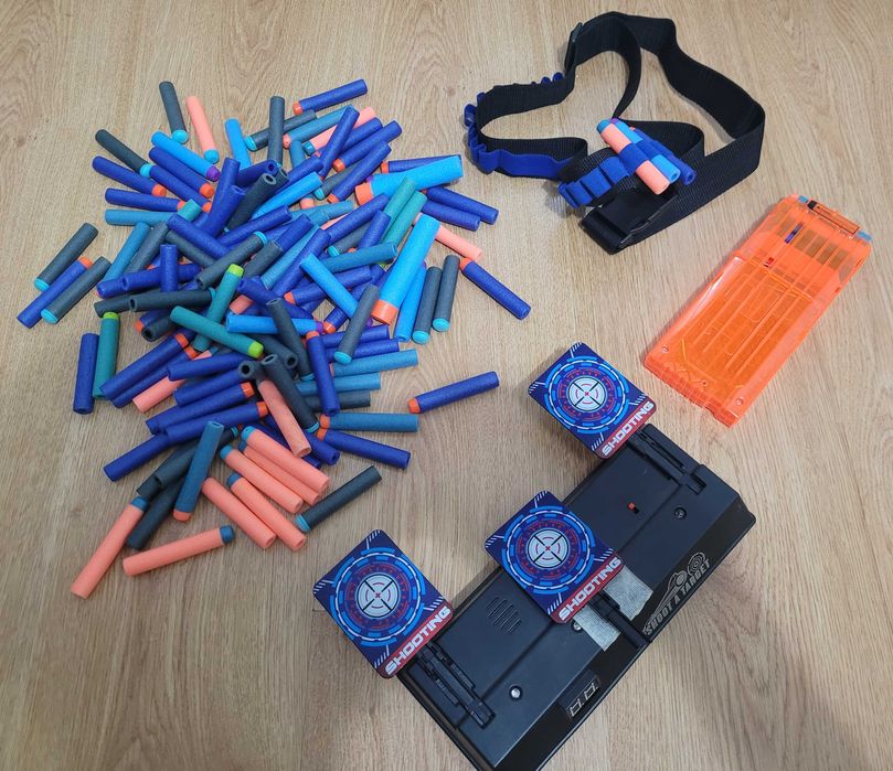 IEFTIN (stare excelenta) - Pachet jucarii originale NERF + bonus