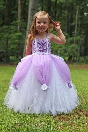 Rochita TUTU Printesa Sofia mov Printesa carnavalului serbare carnaval
