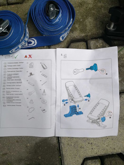 Caiac! Suporți transport caiac pe bara transversala