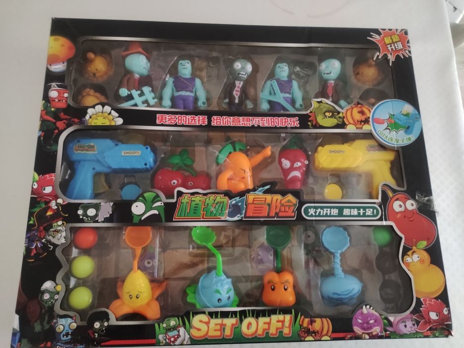 Игрушки зомби против растений. Plants vs zombies.