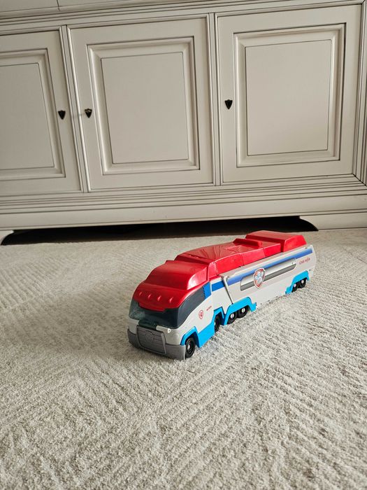 Set pista transformabila 2 in 1, Paw Patrol, rosu, 48.5x13x14cm