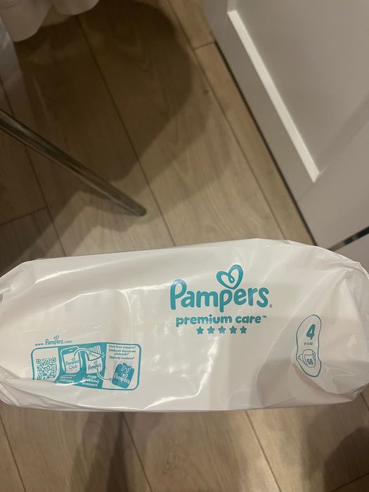 Pampers premium care 4 пелени 58бр