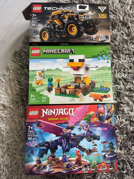 LEGO 3броя 7+ 8+