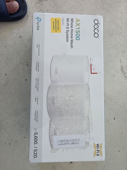 TP-LINK Deco ax 1500 wi-fi 6 sistem 3 pack