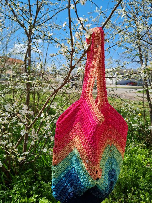 Плетена чанта ръчна изработка