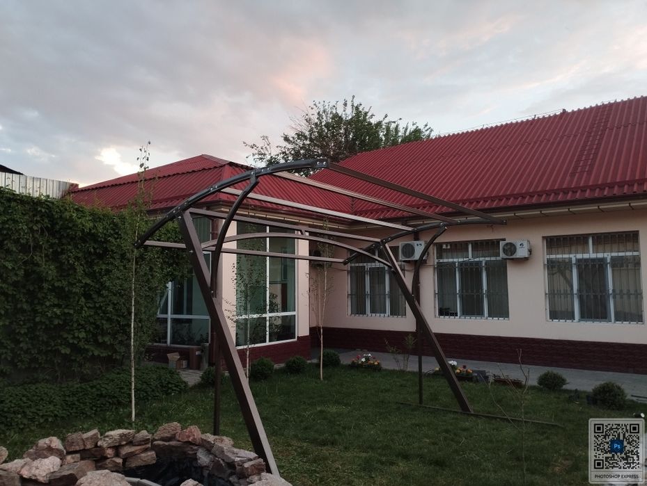 Навес мошиналар учун ховлига ва бошка турдаги