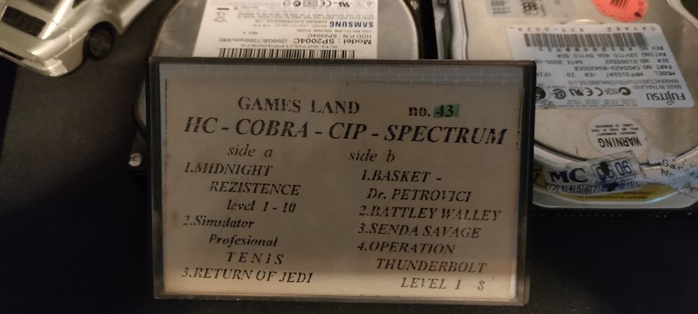 Caseta jocuri HC COBRA CIP