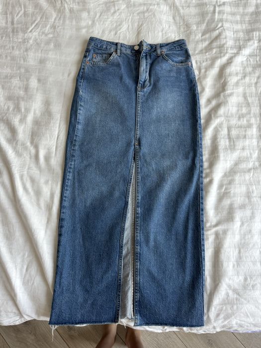 Джинсовая юбка Stradivarius