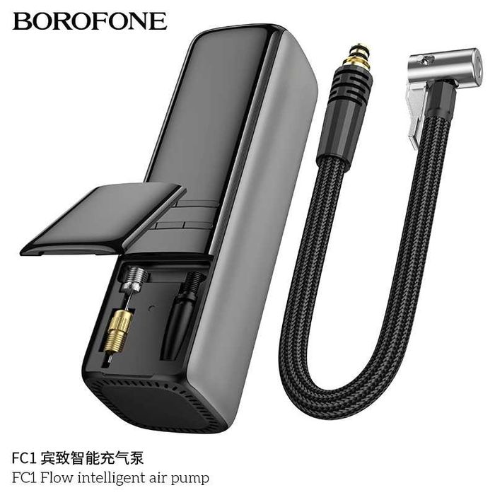 Borofone FC1 Автомобильный насос Flow Smart Air Pump Inflation 12V
