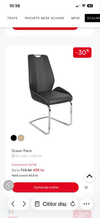 Scaune living 4 bucati