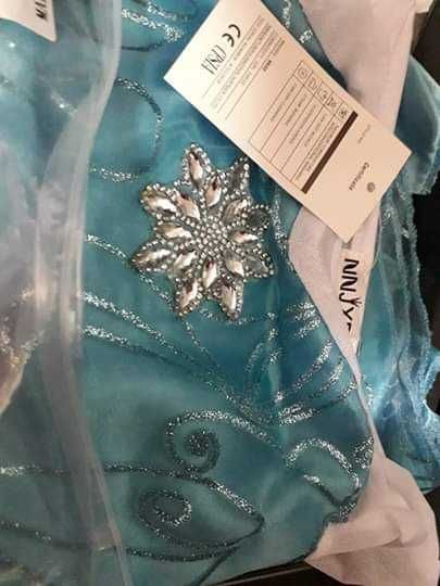 Rochie Rochita printesa Elsa Frozen NOUA 2,3,4,5,6,7 ani